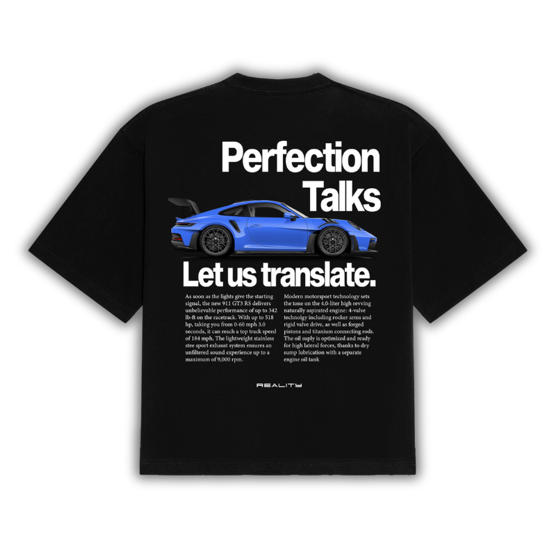 Camiseta GT3 RS Perfection Talks